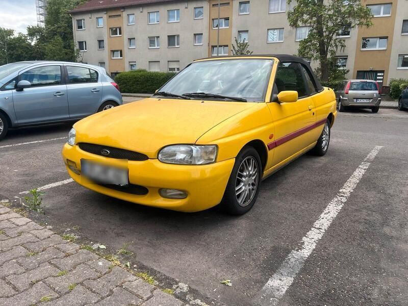 Gelb Gebraucht 1997 Ford Escort Cabriolet Cabrio | 1.300 € - Bild 1/4