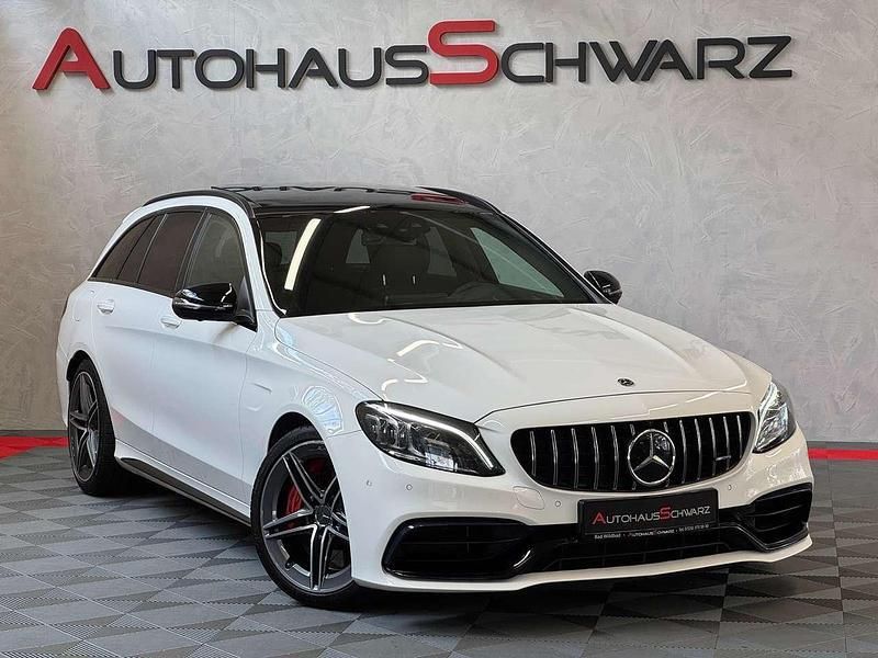 Polarweiss Gebraucht 2020 Mercedes C63S AMG AMG Kombi | 56.990 € (Fairer Preis) - Bild 1/4