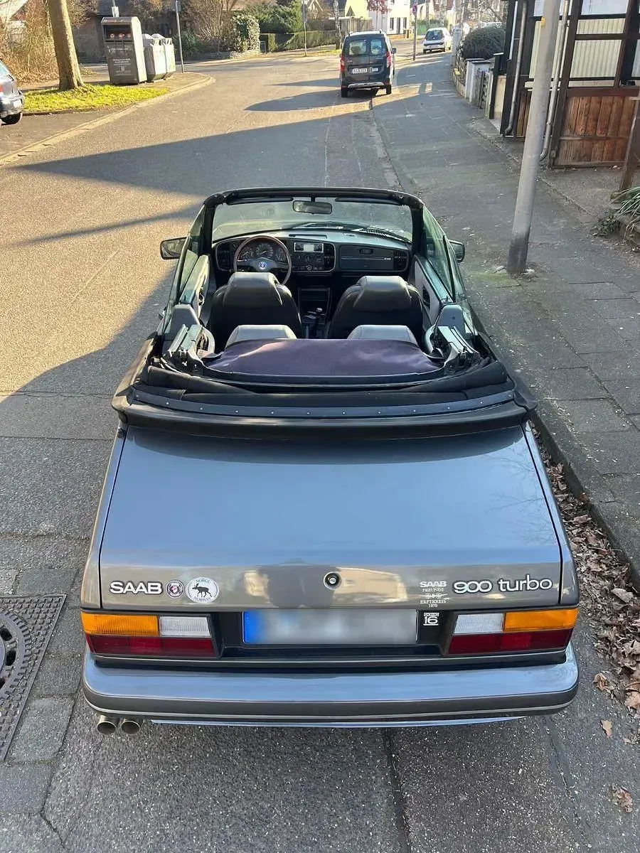 Gebraucht Saab 900 Cabriolet 175 PS (128 kW) 1987 Grau Cabrio