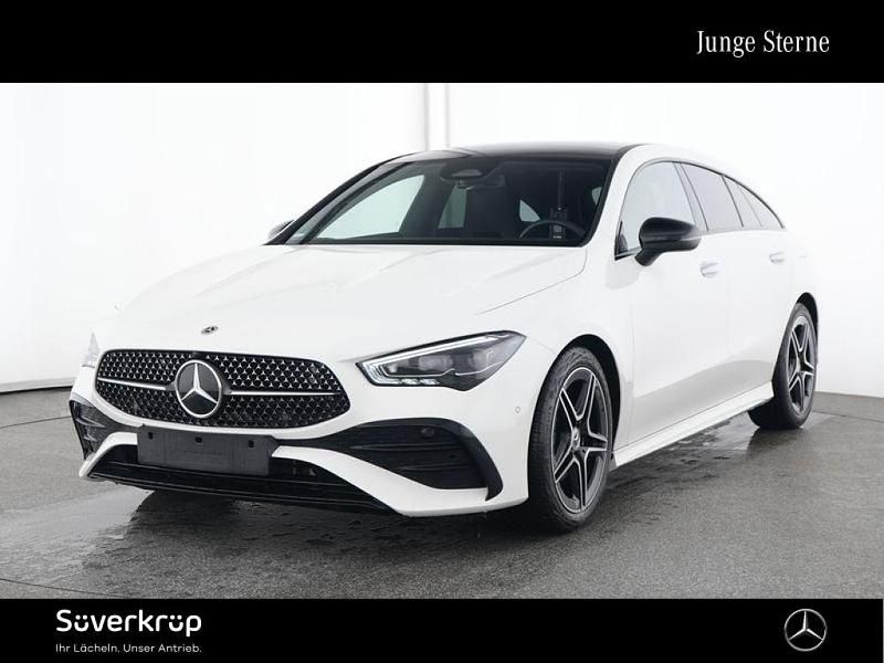 Weiß unilack polarweiß Gebraucht 2024 Mercedes CLA180 Shooting Brake AMG Kombi | 34.818 € - Bild 1/2