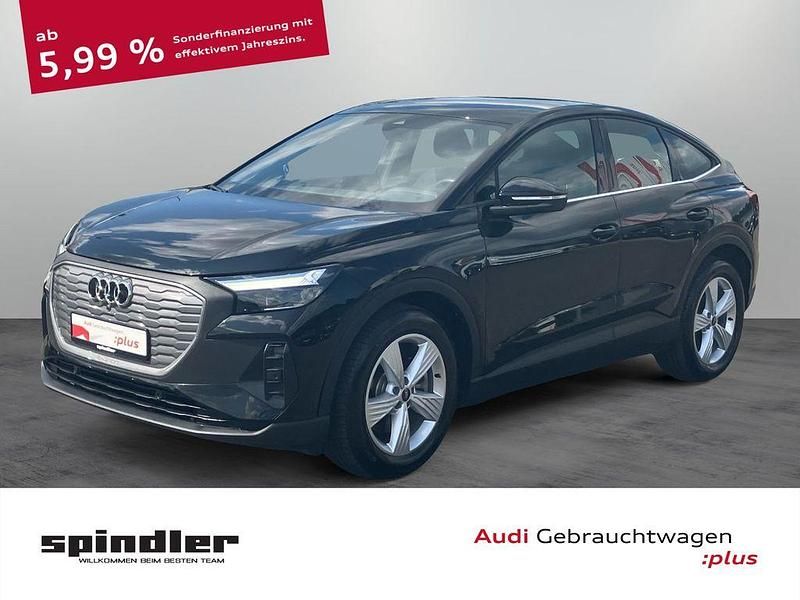 Mythosschwarz metallic Gebraucht 2024 Audi Q4 Sportback e-tron Comfort SUV | 41.480 € (Superpreis) - Bild 1/4