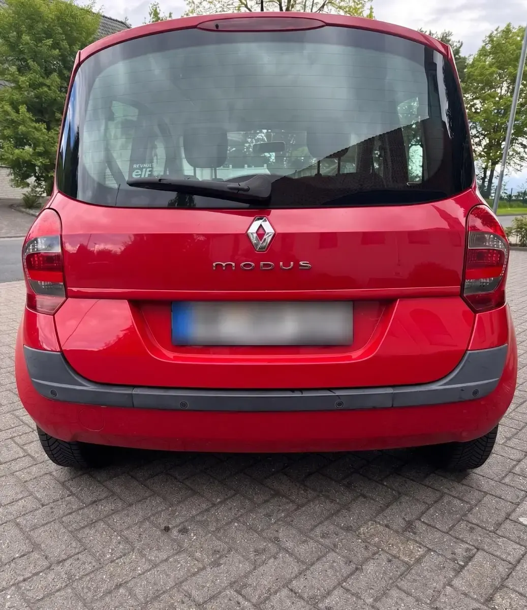 Gebraucht Renault Modus 75 PS (55 kW) 2011 Rot Van / Kleinbus