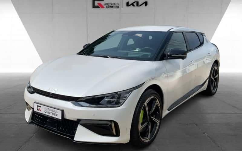 (swp) snow white pearl m Gebraucht 2023 Kia EV6 4 SUV | 42.990 € - Bild 1/4