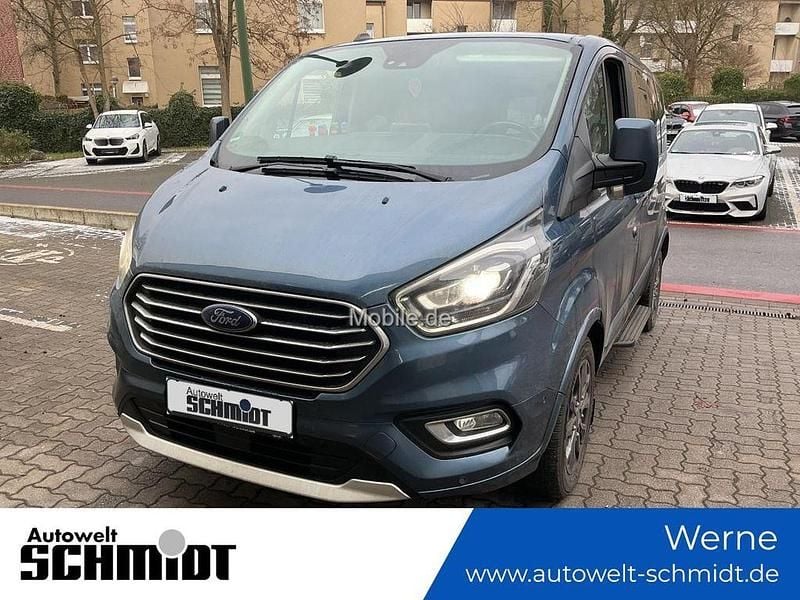 Blau Gebraucht 2021 Ford Tourneo Custom Titanium X Van | 34.880 € (Superpreis) - Bild 1/3