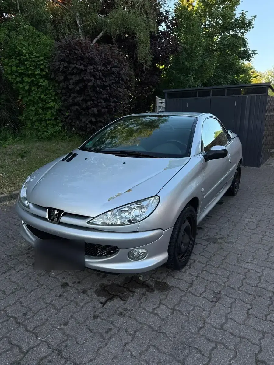 Używany Peugeot 206 106 KM (77 kW) 2004 Srebrny Kabriolet