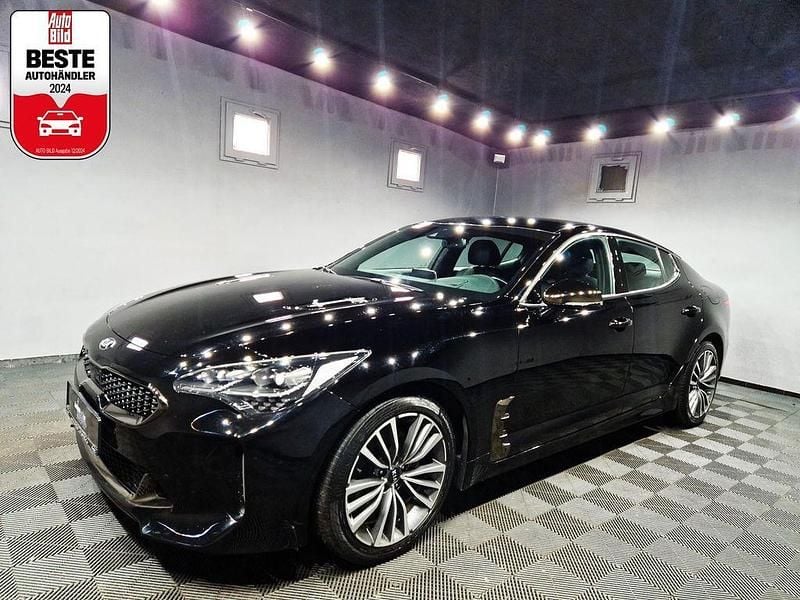(abp) aurora black pearl (metallic) Gebraucht 2019 Kia Stinger GT-Line Kleinwagen | 33.480 € (Fairer Preis) - Bild 1/4