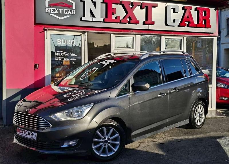 Magneticgrau (metallic) Gebraucht 2017 Ford Grand C-Max Titanium Van / Kleinbus | 7.999 € (Superpreis) - Bild 1/4