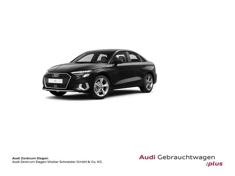 Brillantschwarz Gebraucht 2023 Audi A3 Advanced Plus Limousine | 22.910 € (Guter Preis) - Bild 1/3