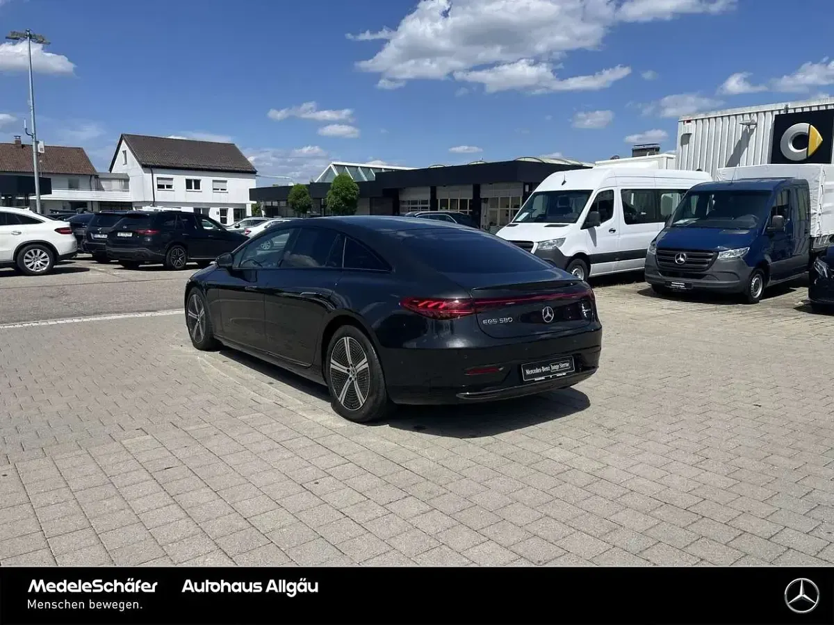Gebraucht Mercedes EQS580 Advanced 384 kW (523 PS) 2021 Lack graphitgrau Kleinwagen