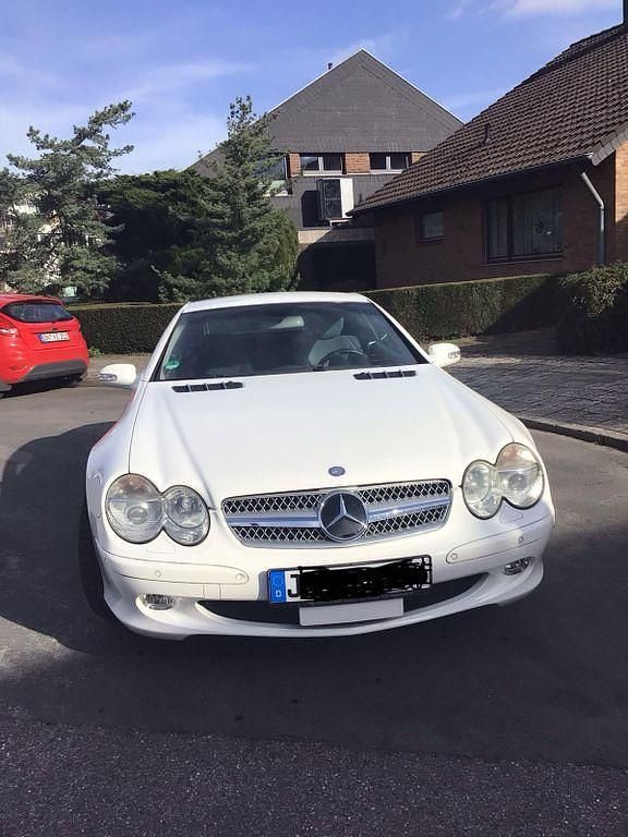 Gebraucht Mercedes SL500 306 PS (225 kW) 2003 Weiß Cabrio