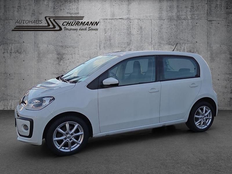 Weiß Gebraucht 2021 VW up! move up! Kleinwagen | 13.450 € (Teuer) - Bild 1/4