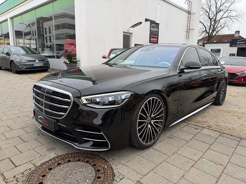 Schwarz Gebraucht 2020 Mercedes S500L AMG line Limousine | 67.900 € (Fairer Preis) - Bild 1/4