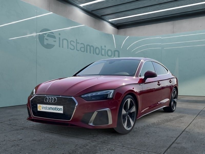 Rot Gebraucht 2020 Audi A5 Sportback S-Line Limousine | 35.953 € (Fairer Preis) - Bild 1/4