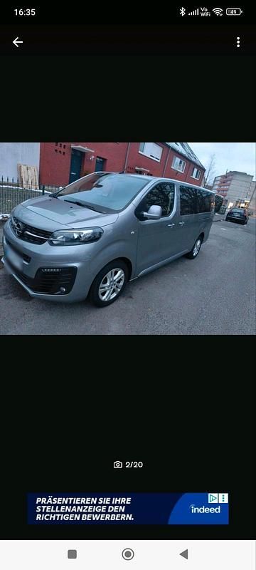 Gebraucht Opel Zafira Life Selection 150 PS (110 kW) 2019 Silber Van / Kleinbus