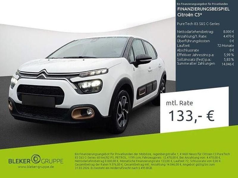 Weiß Gebraucht 2023 Citroën C3 PureTech Limousine | 12.470 € (Fairer Preis) - Bild 1/3