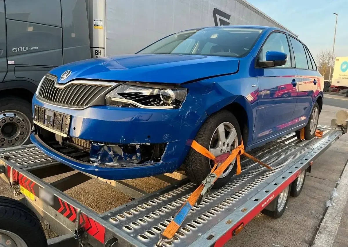 Gebraucht Skoda Rapid Clever 95 PS (69 kW) 2018 Blau Kleinwagen