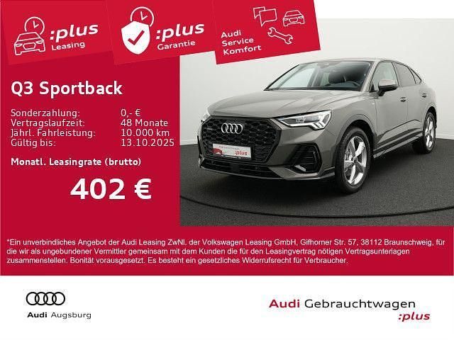 Chronosgrau metallic Gebraucht 2025 Audi Q3 Sportback S-Line SUV | 46.680 € (Fairer Preis) - Bild 1/4