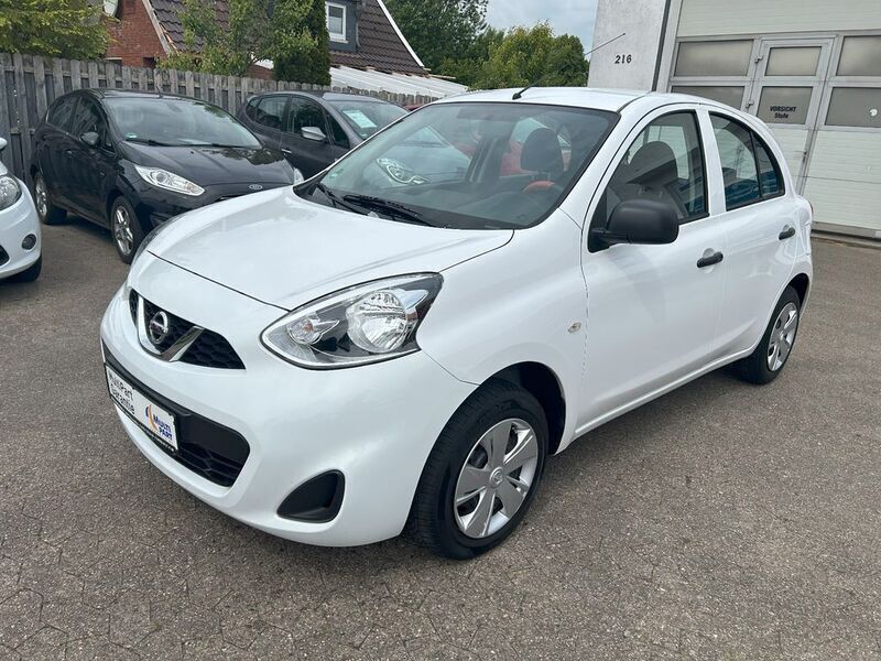 Weiß Gebraucht 2014 Nissan Micra Kleinwagen | 6.990 € (Fairer Preis) - Bild 1/4