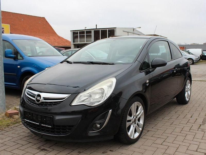 Schwarz Gebraucht 2012 Opel Corsa Kleinwagen | 3.890 € (Fairer Preis) - Bild 1/4