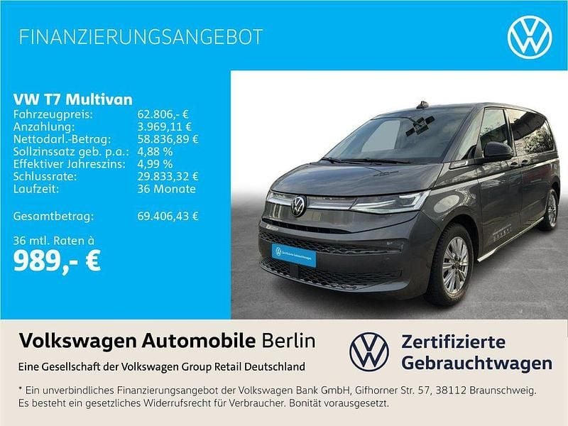 Second-hand VW Multivan Goal 177 CP (130 kW) 2025 Gri Monovolum