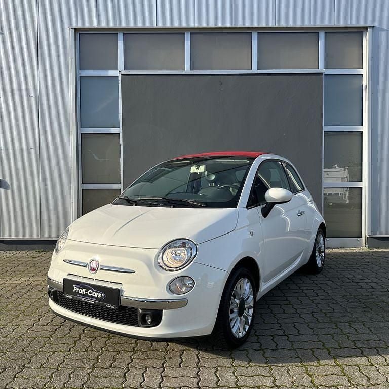 Weiß Gebraucht 2014 Fiat 500C Cabrio | 7.290 € (Fairer Preis) - Bild 1/4