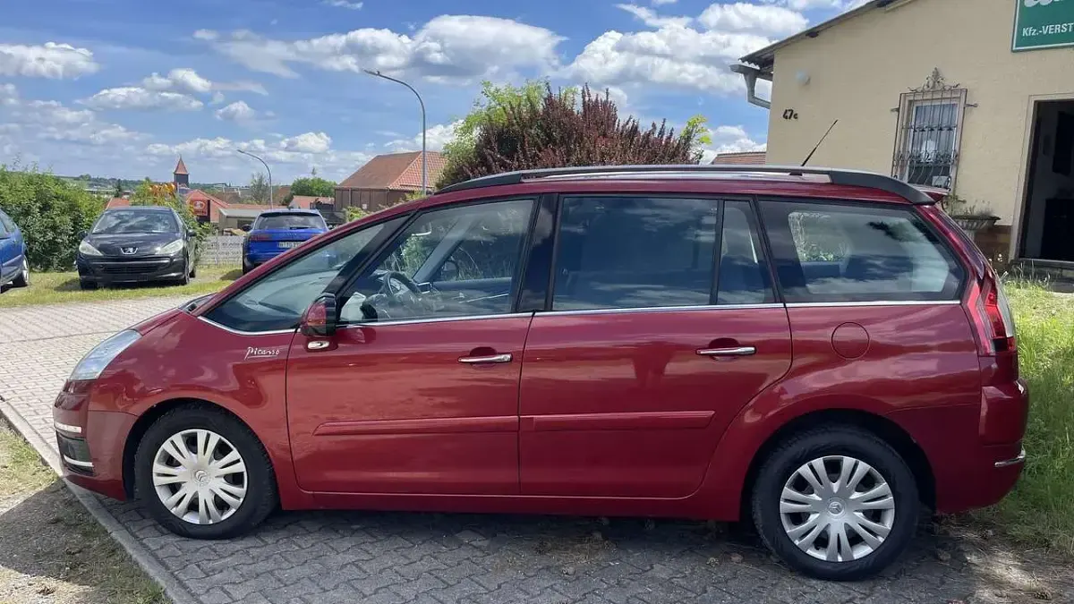 Gebraucht Citroën Grand C4 Picasso SELECTION 156 PS (114 kW) 2008 Luziferrot/metalliclack Van / Kleinbus