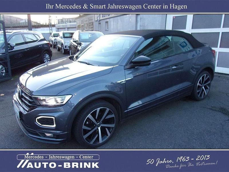 Rauchgrau metallic Gebraucht 2022 VW T-Roc Cabriolet R-line Cabrio | 27.375 € (Guter Preis) - Bild 1/4