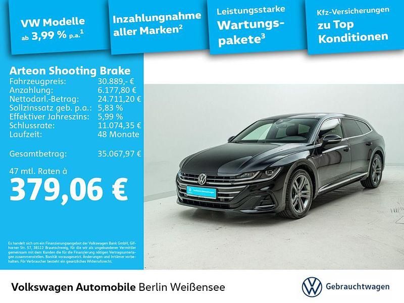 Schwarz Gebraucht 2022 VW Arteon R-line Kombi | 30.889 € (Guter Preis) - Bild 1/4