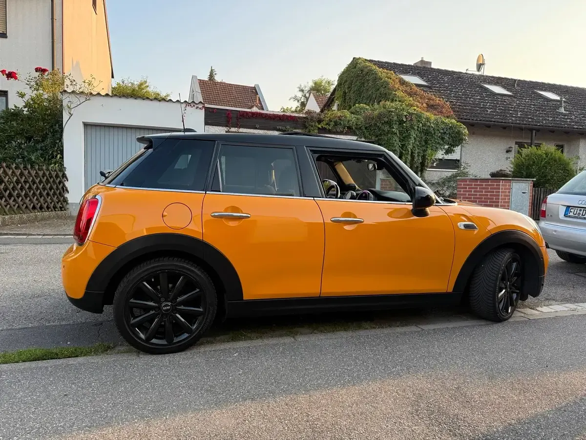 Gebraucht Mini Cooper 136 PS (100 kW) 2014 Orange Kleinwagen