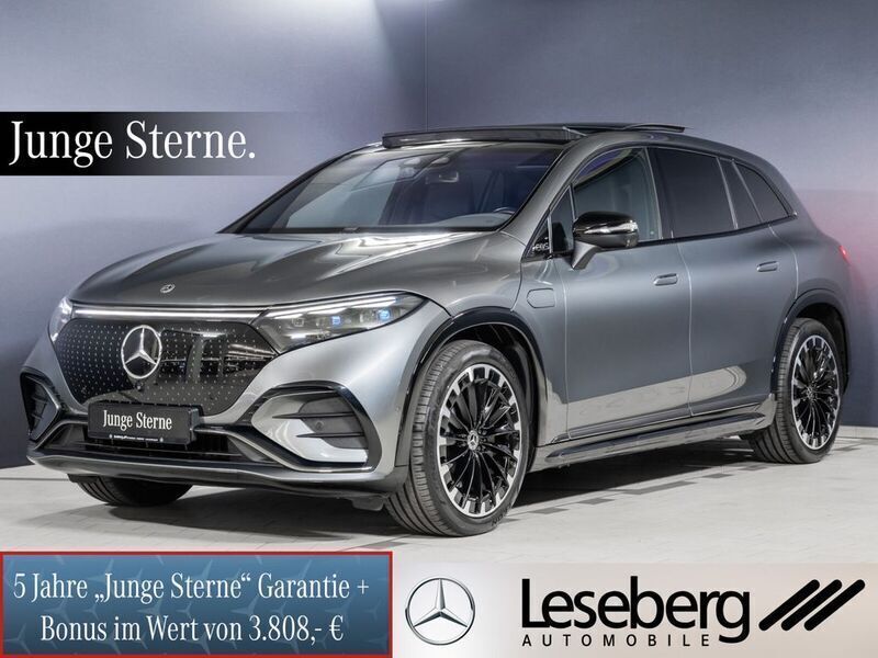 Selenitgrau Gebraucht 2023 Mercedes EQS450+ AMG SUV | 87.430 € (Fairer Preis) - Bild 1/4