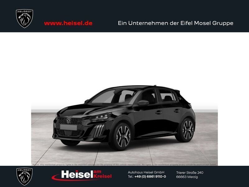 Schwarz Neu 2025 Peugeot 208 Allure Kleinwagen | 23.680 € (Teuer) - Bild 1/4