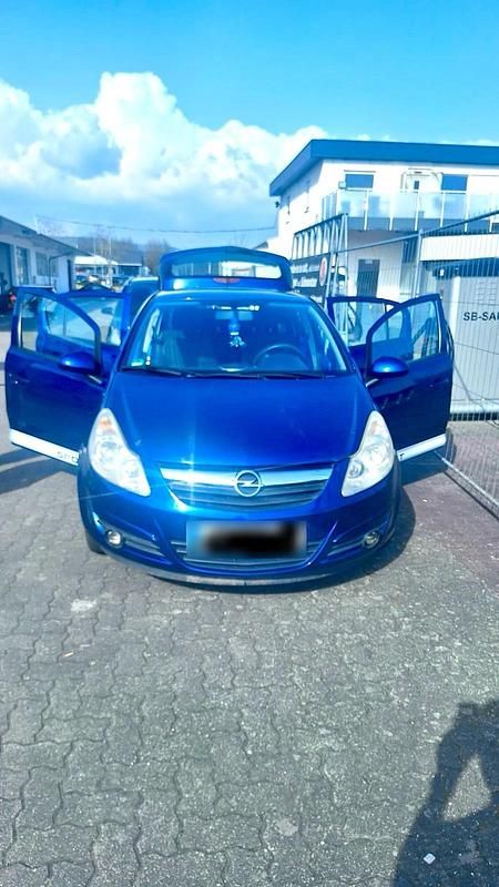 Gebraucht Opel Corsa 80 PS (58 kW) 2007 Blau Kleinwagen