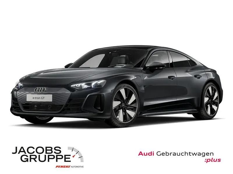 Grau Gebraucht 2021 Audi e-tron GT quattro Ambiente Limousine | 51.870 € - Bild 1/4