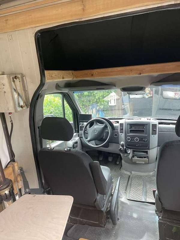 Gebraucht Mercedes Sprinter 129 PS (94 kW) 2017 Braun Van