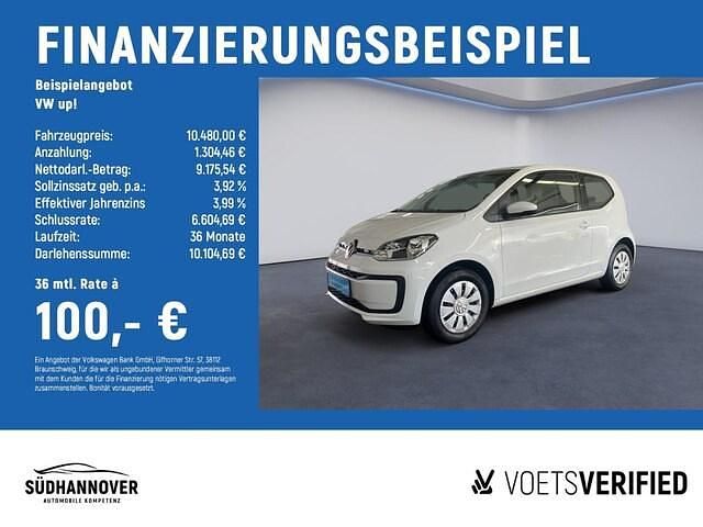 Gebraucht VW up! Move 65 PS (47 kW) 2021 Weiß Kleinwagen