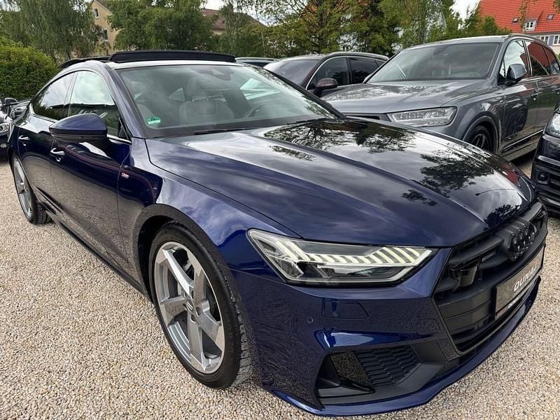 Blau Gebraucht 2018 Audi A7 Sportback S-Line Kleinwagen | 37.900 € (Guter Preis) - Bild 1/4