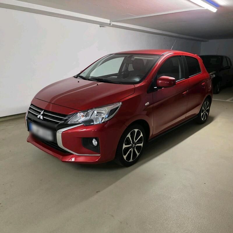 Rot Gebraucht 2021 Mitsubishi Space Star Spirit+ Limousine | 9.500 € (Guter Preis) - Bild 1/4