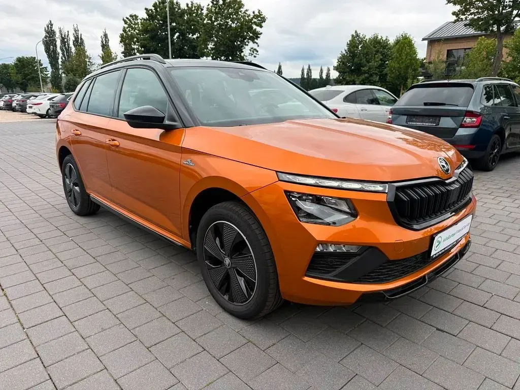 Gebraucht Skoda Kamiq Monte Carlo 116 PS (85 kW) 2025 Orange SUV
