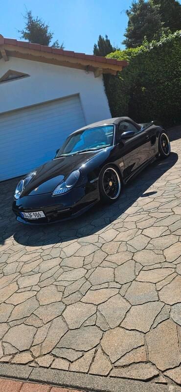 Schwarz Gebraucht 1998 Porsche 986 Boxster Cabrio | 17.968 € - Bild 1/4