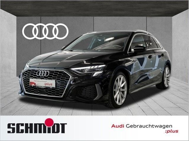 Mythosschwarz metallic Gebraucht 2023 Audi A3 S-Line | 31.840 € (Fairer Preis) - Bild 1/2