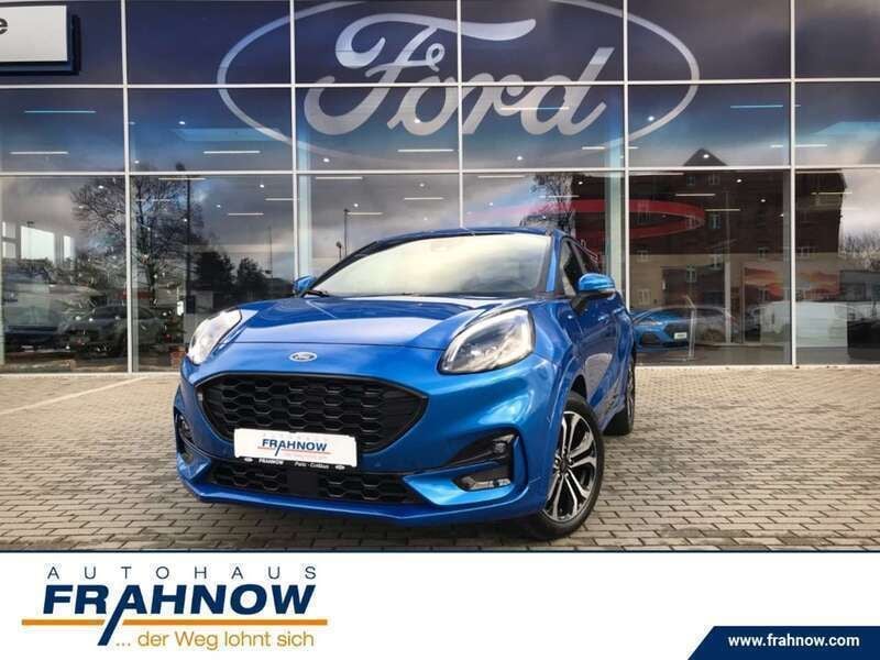 Dynamicblau metallic (blau) Gebraucht 2023 Ford Puma ST-Line SUV | 27.985 € (Teuer) - Bild 1/4