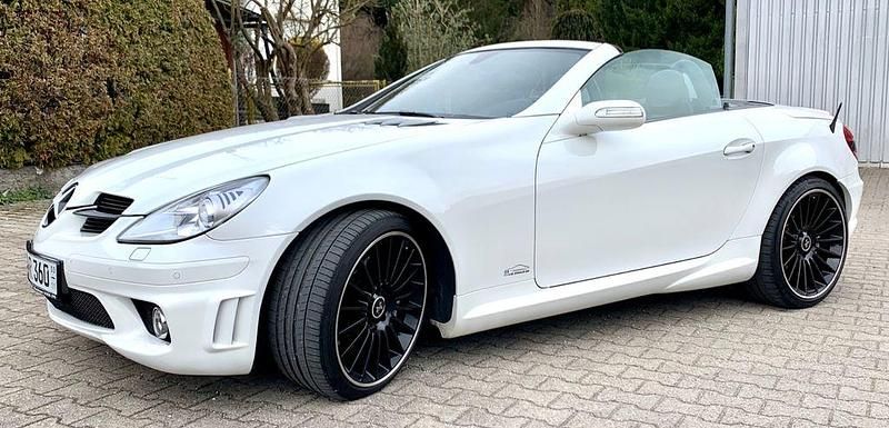 Weiß Gebraucht 2006 Mercedes SLK55 AMG AMG Cabrio | 22.490 € - Bild 1/4