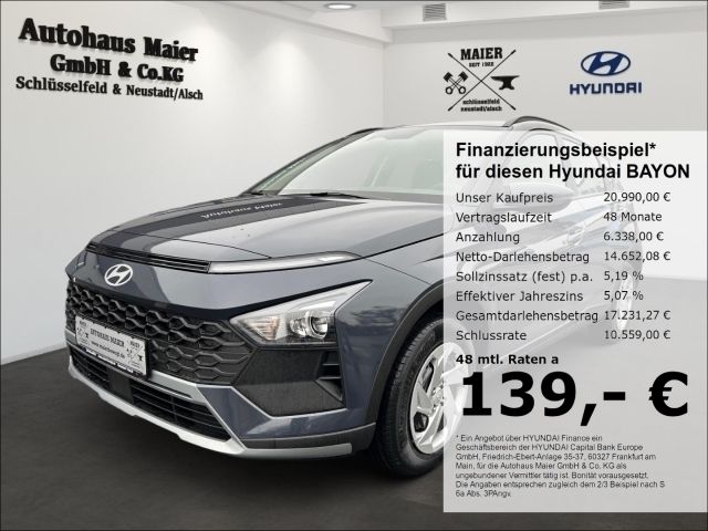 Grau Neu 2024 Hyundai Bayon Select SUV | 20.990 € (Fairer Preis) - Bild 1/4