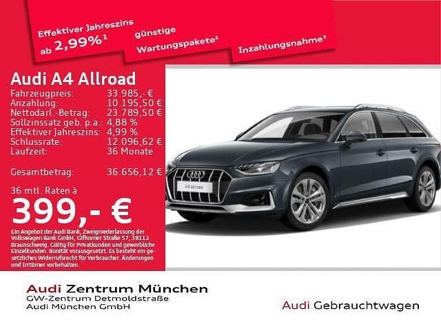 Manhattangrau metallic Gebraucht 2022 Audi A4 Allroad Ambiente Kombi | 33.985 € (Fairer Preis) - Bild 1/2