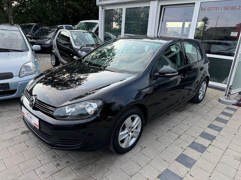 Schwarz Gebraucht 2008 VW Golf VI Comfortline Kleinwagen | 3.999 € (Fairer Preis) - Bild 1/4