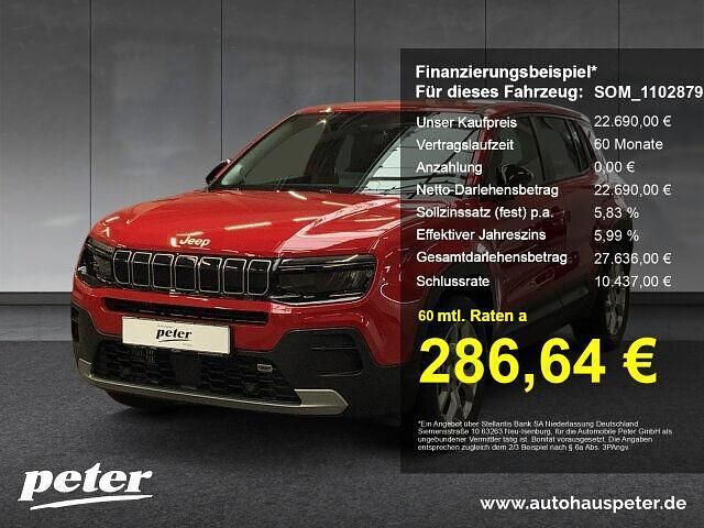 Ruby red Gebraucht 2024 Jeep Avenger Altitude SUV | 22.690 € - Bild 1/2