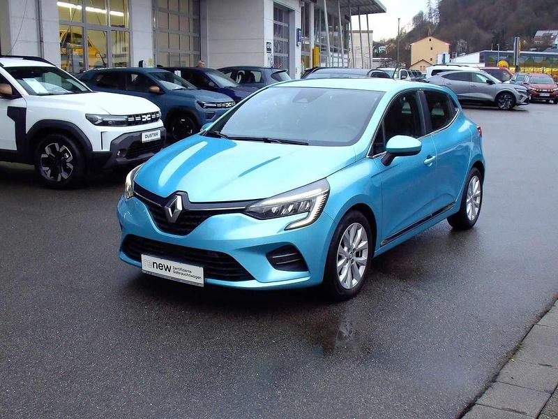 Gebraucht Renault Clio V Intens 91 PS (66 kW) 2021 Aquamarinblau metallic (blau) Kleinwagen