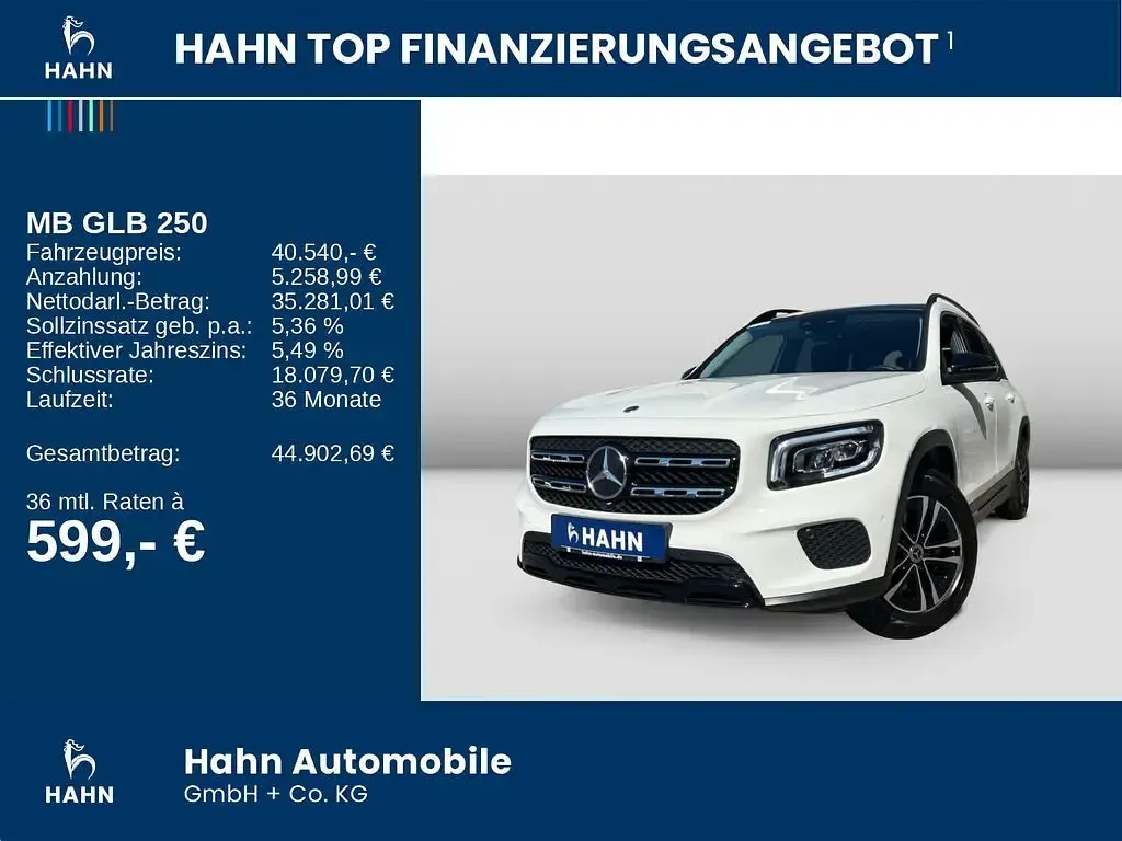 Gebraucht Mercedes GLB250 Progressive 224 PS (164 kW) 2023 Polarweiß SUV