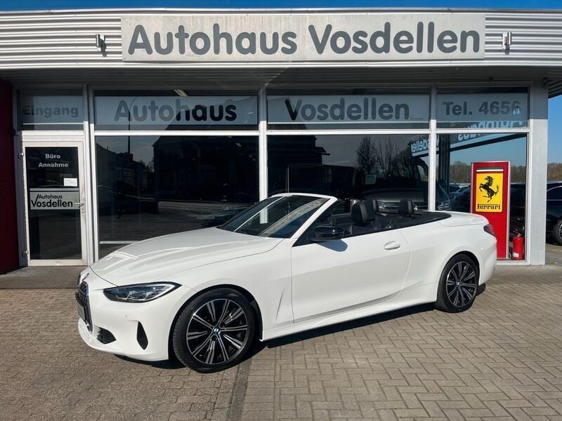 Weiß Gebraucht 2021 BMW 420 Sport Line Cabrio | 34.999 € (Superpreis) - Bild 1/4