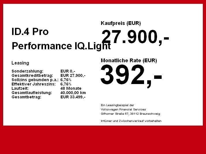 Gebraucht VW ID.4 Pro Performance 150 kW (204 PS) 2023 Grau SUV